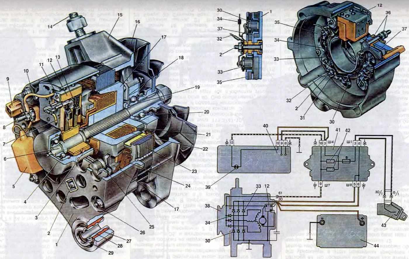 Генератор ваз 2109. Генератор ВАЗ 2109 конструкция. Конструктивные элементы генератора ВАЗ 2109. Строение генератора ВАЗ 2109.