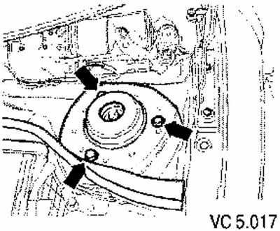 Замена стоек амортизатора фольксваген кадди