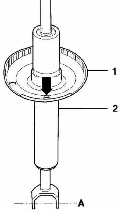 Замена переднего амортизатора vw passat b5