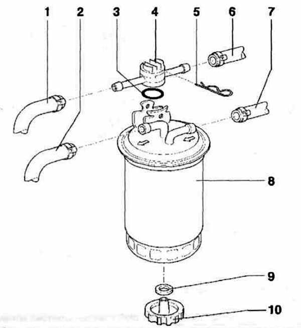 Фильтр тонкой очистки топлива фольксваген пассат