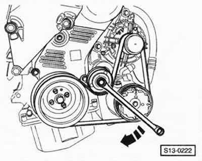 Фольксваген поло приводной ремень схема